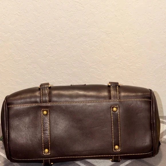 Dooney & Bourke Florentine Satchel in Brown Tmoro NEW - Picture 6 of 8